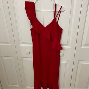 Rachel Roy | Red midi dress